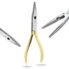 AAProTools Professional Fisherman's Gold Plated Needle Nose Pliers 6.25'' Long view 1