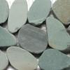 CNK Tile Sliced Sea Green Pebble Tile Border - 4" x 12" Handcrafted Natural Stone Mosaic for Bathroom Kitchen Shower Backsplash & Pool - Durable Water-Resistant, Grout-Free Installation - Pack of 1 view 4