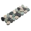 CNK Tile Sliced Bali Turtle Pebble Tile Border - 4" x 12" Unpolished Natural Stone Mosaic for Bathroom Kitchen Backsplash Shower Floor & Wall Decor - Durable Eco-Friendly Easy Installation - Pack of 1 view 1