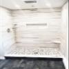 CNK Tile Black and White Pebble Tile - 12" x 12" Polished Natural River Stone Flooring for Bathroom Kitchen Backsplash Shower and Wall Decor - Durable Eco-Friendly Mesh Backing - Pack of 1 view 3