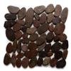 CNK Tile Red Earthy Look Pebble Tile - 12" x 12" Polished Natural Stone for Bathroom Kitchen Backsplash Accent Walls and Outdoor Flooring - Durable Slip-Resistant Easy Installation - Pack of 1 view 1