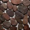 CNK Tile Red Earthy Look Pebble Tile - 12" x 12" Polished Natural Stone for Bathroom Kitchen Backsplash Accent Walls and Outdoor Flooring - Durable Slip-Resistant Easy Installation - Pack of 1 view 3
