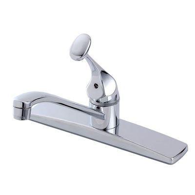Kingston FB0571 Single-Handle 8" Centerset Kitchen Faucet, Polished Chrome