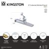 Kingston FB0571 Single-Handle 8" Centerset Kitchen Faucet, Polished Chrome view 4
