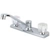 Kingston Brass FB121 7-11/16-Inch Spout Reach Columbia 8-Inch Kitchen Faucet Without Sprayer, Polished Chrome view 1
