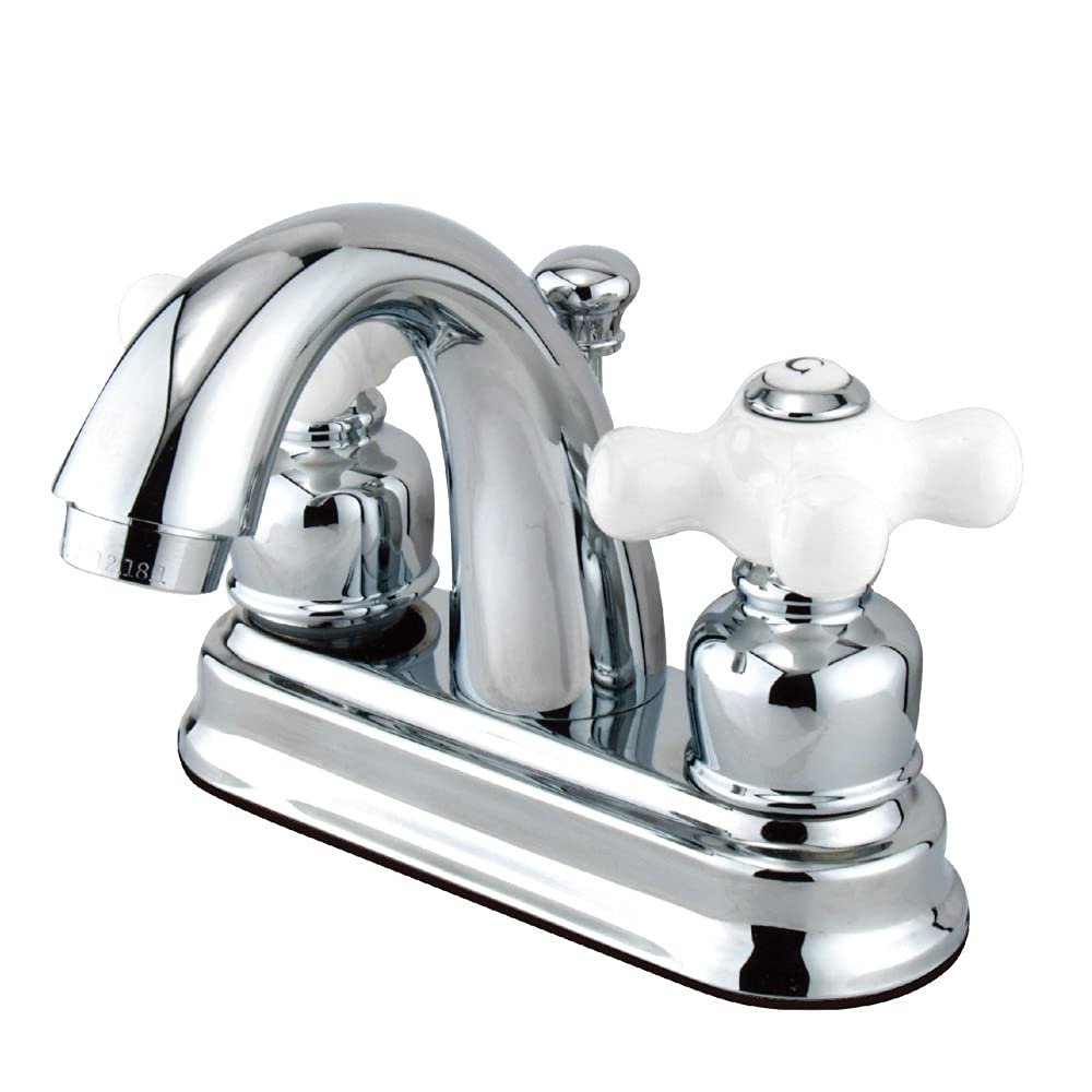 Kingston FB5611PX 4" Centerset Bathroom Faucet, Polished Chrome