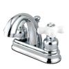Kingston FB5611PX 4" Centerset Bathroom Faucet, Polished Chrome view 1