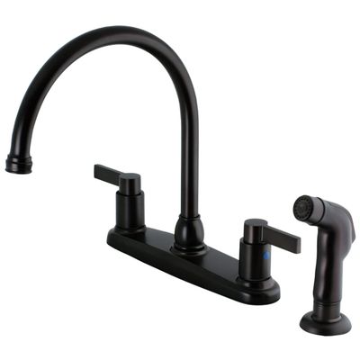 Kingston FB2795NDLSP 8" Centerset Kitchen Faucet, Oil Rubbed Bronze