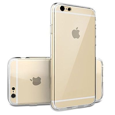 iPhone 6 plus Case with FREE Screen Protector, iPhone 6+ (5.5) Case Bumper with Air Cushion Technology Corners + Bumper Case with Clear Back Panel (TPU + PC) - ECO-Friendly Packaging - Crystal Clear