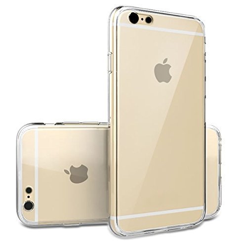 iPhone 6 plus Case with FREE Screen Protector, iPhone 6+ (5.5) Case Bumper with Air Cushion Technology Corners + Bumper Case with Clear Back Panel (TPU + PC) - ECO-Friendly Packaging - Crystal Clear