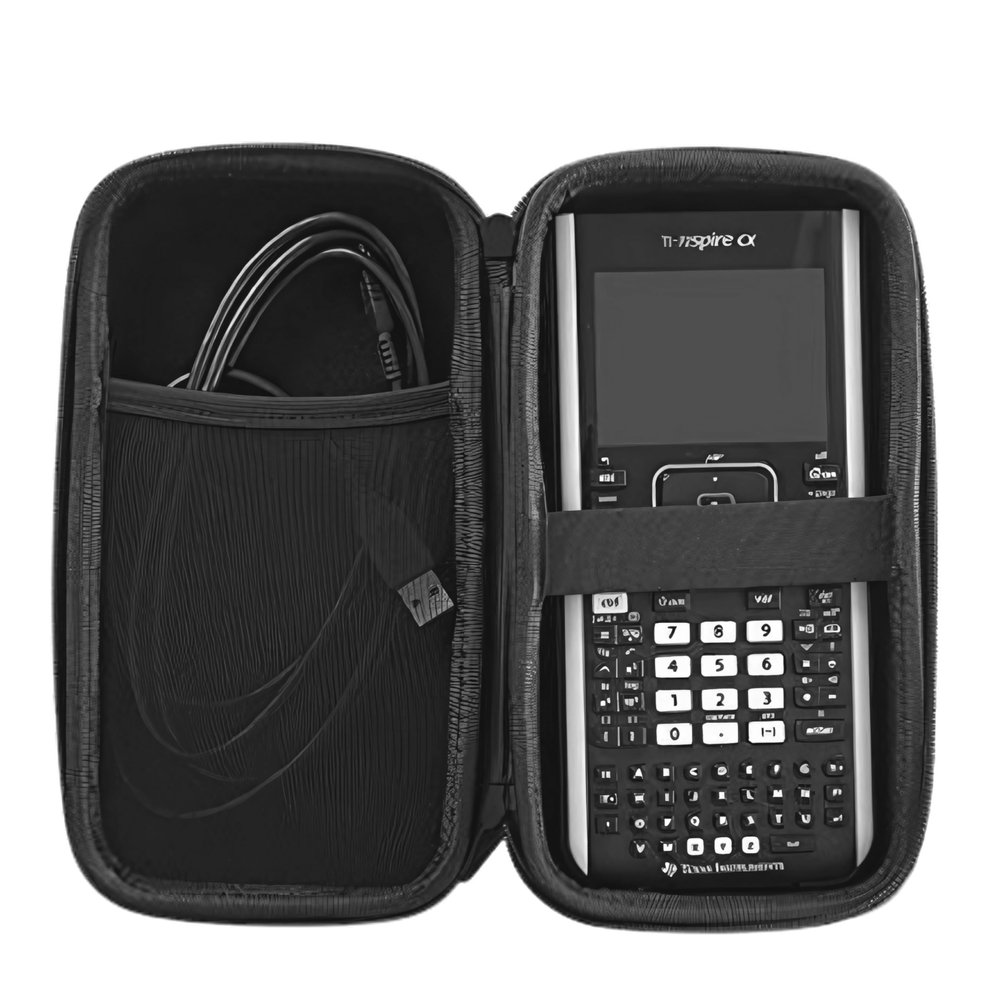 Caseling Graphing Calculator Case for TI-84 Plus CE/TI-84 Plus/TI-83 Plus/TI-89 Titanium - EVA Protection Hard Shell Case for Travel, Carrying, Protection