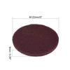 uxcell 5 Inch Scrubber Scouring Pads Drill Scuffing Disc Hoop and Loop Surface Conditioning Disc 8pcs view 2