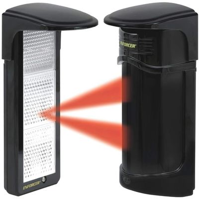 Seco-Larm E-931-S50RRLQ Large 50-Feet Infrared Reflective Photoelectric Beam Sensor, 12V to 250V AC/VDC, Adjustable 50 to 700 ms Reaction Time, IP55 Enclosure