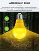 L LOHAS LED 40W Equivalent A19 Amber Porch Light Bulbs, 6W Dusk to Dawn view 3