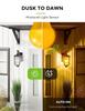 L LOHAS LED 40W Equivalent A19 Amber Porch Light Bulbs, 6W Dusk to Dawn view 4