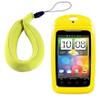 New Wave III/Tide Waterproof Smartphone Case with FREE Floating Wrist Lanyard ($12.95 Value) and Free Neck Lanyard for HTC, Motorola, Some Samsungs & Larger Smartphones - Yellow (Fits Phones Measuring Up to 4.88 x 2.7 x .55 Inches) view 1