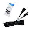 HQRP 10ft AC Power Cord Works with Onkyo DV-S939 DV-SP1000 DV-SP1000E DV-SP504 DV-SP504E DV-SP506 DV-SP800 DVD Audio Video Player Mains Cable, UL Listed view 1