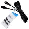 HQRP 10ft AC Power Cord Compatible with Denon AVR-985 AVR-987 AVR-988 AVR-989 AVR-990 AVR-991 AV Surround Receiver Mains Cable, UL Listed view 1