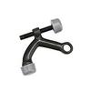 Emtek 2241 2-3/8" Height Solid Brass Hinge Pivot Stop - Medium Bronze view 1