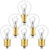 Lava Lamp Bulb 25 Watt, E17 Intermediate Base 6 Packs The Lava Original Replacement Bulb for 14.5-Inch Lava Lamp, Soft Warm White Glow, Long Life, High Temp Resistance, High-Output Heat S11 Bulb view 1
