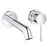 GROHE 19967001 Essence Wall-Mounted 2-Hole Basin Tap, Final Assembly Set, (Concealed Body not Included) view 1