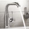 GROHE 23462001 Essence Basin Tap with Pop-Up Waste Set, Medium High Spout view 4
