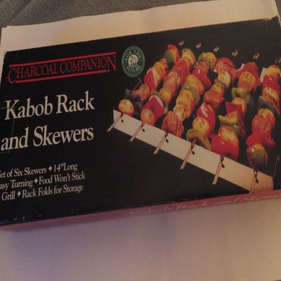 Kabob Rack and Skewers
