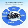 ZOSI 2MP 1080p Security Camera Outdoor, 4-in-1 CVI TVI AHD CVBS Bullet Cam view 3