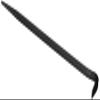 Rolling Head Pry Bar (Mayhew #40102) - 5/8" x 18" view 2