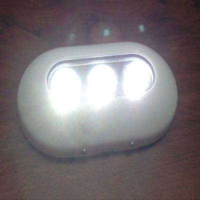 SUPER BRIGHT POLYMER OVAL MARINE WHITE UNDERWATER LIGHT BOAT 3 LED 6W FISHING