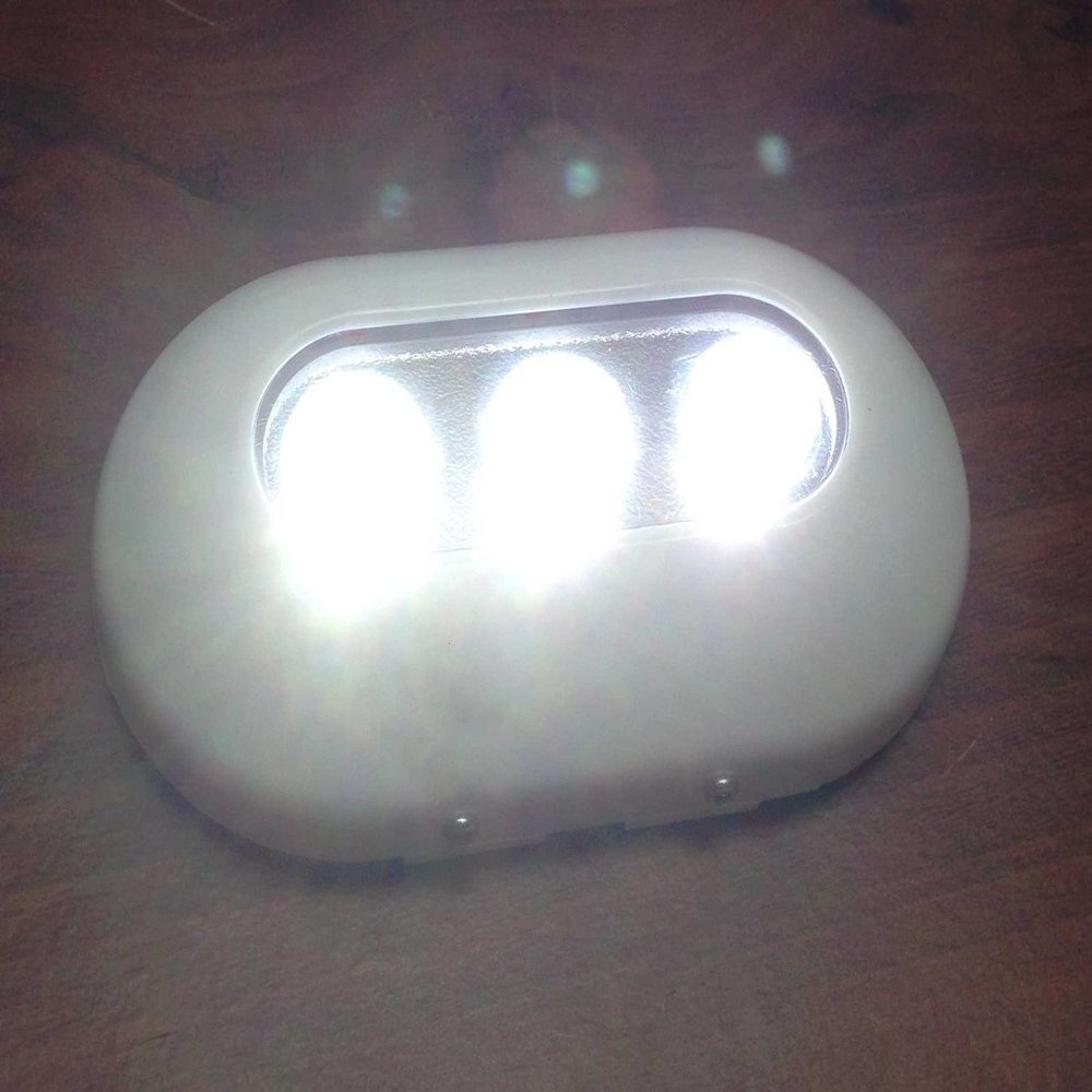 SUPER BRIGHT POLYMER OVAL MARINE WHITE UNDERWATER LIGHT BOAT 3 LED 6W FISHING