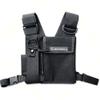 Motorola adjustable chest pack for portable radios HT750, HT125, MT850, MT8250, PR400, CT250, SP50, and CP200 view 1