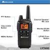 Midland LXT600VP3 36 Channel FRS Two-Way Radio - Up to 30 Mile Range Walkie Talkie - Black (Pack of 6) view 2