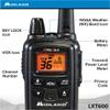 Midland LXT600VP3 36 Channel FRS Two-Way Radio - Up to 30 Mile Range Walkie Talkie - Black (Pack of 6) view 3