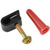 Gardner Bender PEC-31525WA Cable Clamp Coaxial Cable Clamp, Secures RG-59 & RG-6 Coaxial, 1/4"., Black view 1