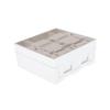BELDEN AX102652 1200 IBDN Systems; Product Range:KEYCONNECT Series ROHS Compliant: YES, 2 Port, 2400, 3600, 4800, Plastic, Side Entry Box view 4