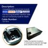 APG Printer Interface Cable | CD-101A | Cable for Cash Drawer to Printer Connection | 1 x RJ-12 Male - 1 x RJ-45 Male | Connects to EPSON and Star Printers view 2
