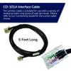 APG Printer Interface Cable | CD-101A | Cable for Cash Drawer to Printer Connection | 1 x RJ-12 Male - 1 x RJ-45 Male | Connects to EPSON and Star Printers view 3