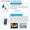 AspenTek DC 12V Power Supply Adapter with On Off Switch for LED Lights view 4