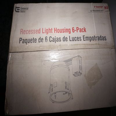 Recessed Light Housing 6 Pack