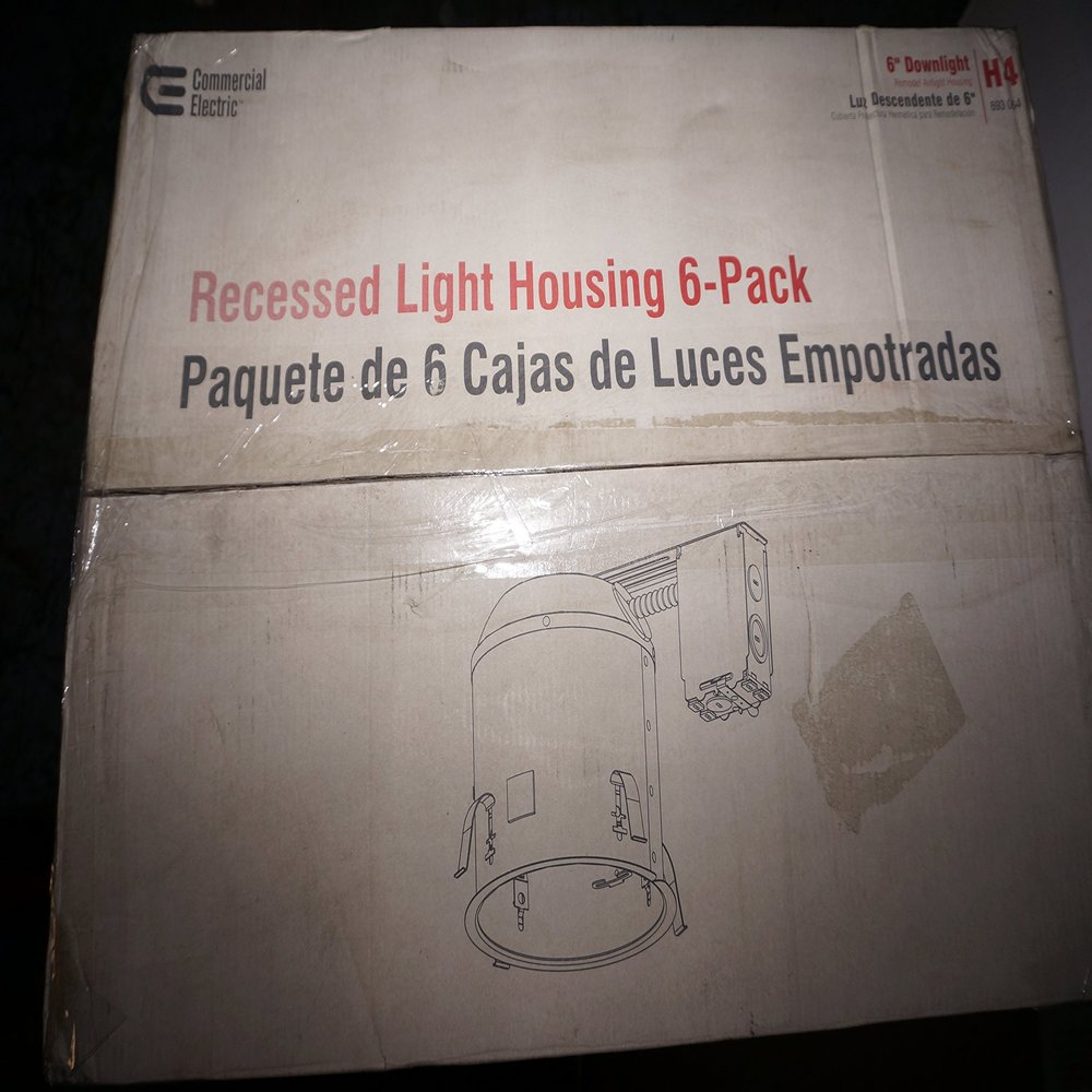 Recessed Light Housing 6 Pack
