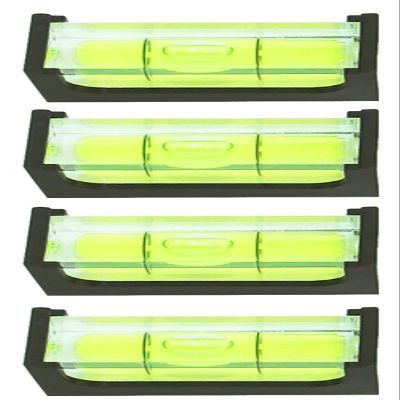 4 x Large Block High Visibility Magnetic Bubble Spirit Level ideal for Tripod Magnet Desmond