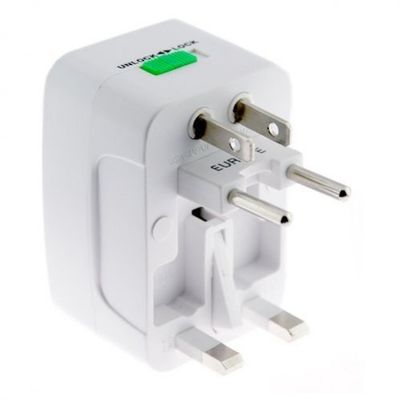 SELNA All in One International World Travel Home Wall Plug Converter AC Charger Power Adapter for Net10 / Straight Talk / Tracfone Motorola EX124G - Motorola Defy XT - Alcatel One Touch Sonic LTE / OneTouch Pop Icon / Pop Star / Mega - LG 511C - LG O