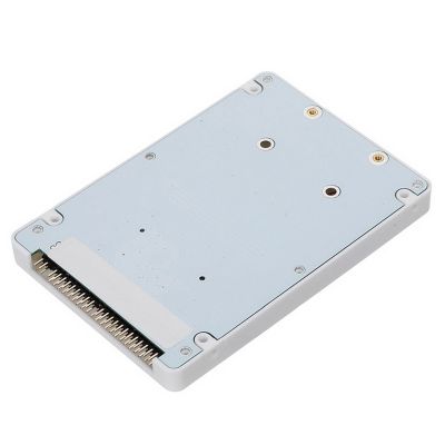 Cablecc mSATA Mini PCI-E SATA SSD to 2.5 inch IDE 44pin Notebook Laptop Hard Disk case Enclosure White