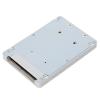 Cablecc mSATA Mini PCI-E SATA SSD to 2.5 inch IDE 44pin Notebook Laptop Hard Disk case Enclosure White view 1