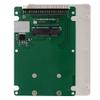 Cablecc mSATA Mini PCI-E SATA SSD to 2.5 inch IDE 44pin Notebook Laptop Hard Disk case Enclosure White view 4