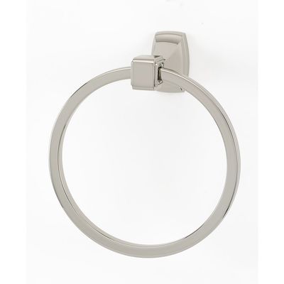 Wall Mounted Towel Ring Finish: Satin Nickel