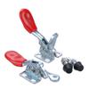 E-TING New 4PCS Hand Tool Toggle Clamp 201A Antislip Red Horizontal Clamp 201-A view 2