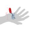 E-TING New 4PCS Hand Tool Toggle Clamp 201A Antislip Red Horizontal Clamp 201-A view 4