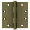 Deltana DSB455 Solid Brass 4 1/2-Inch x 4 1/2-Inch Square Hinge view 1